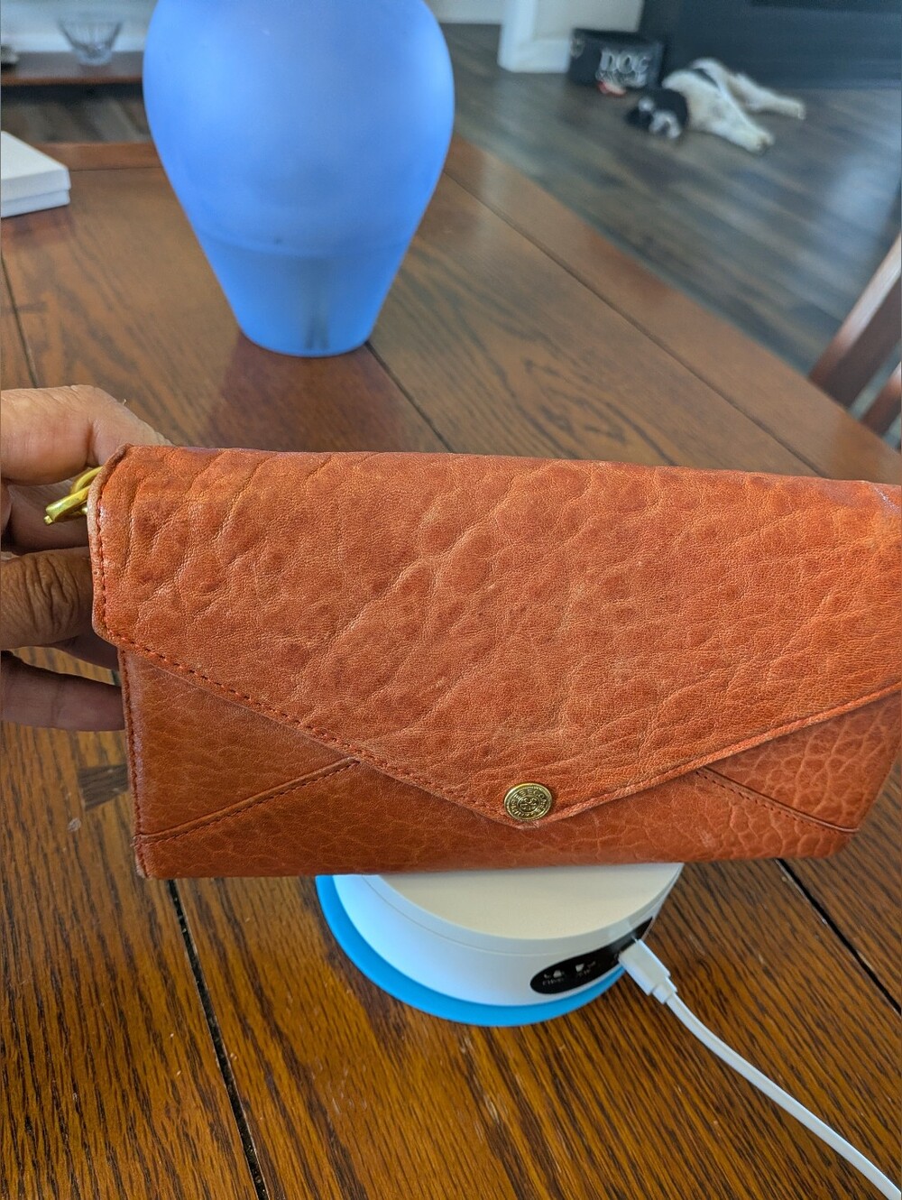 Rebecca Minkoff Mini MAC Crossbody‎ – Rare Orange Ostrich Embossed Leather